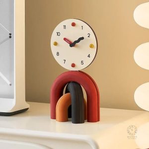 Horloge à poser design coloré moderne et élégant