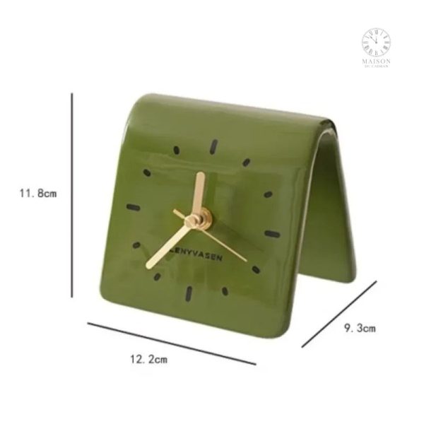 Horloge en céramique à poser avec style unique