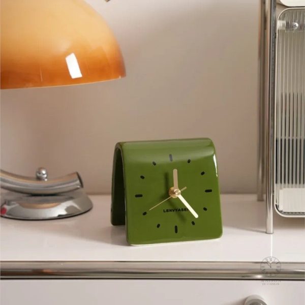 Horloge décorative en céramique pour intérieur