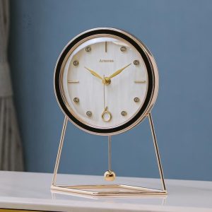 Horloge à Poser Luxe avec Pendule élégante
