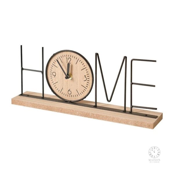 Horloge design à poser, parfaite pour un bureau ou un salon