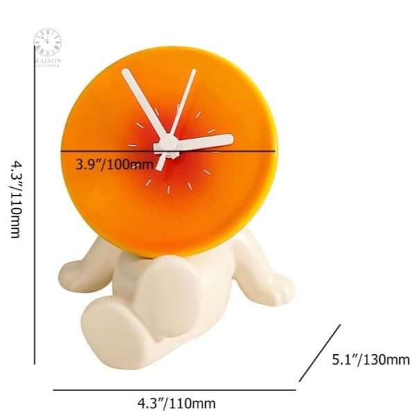 Horloge à poser originale pour un accent décoratif distinctif