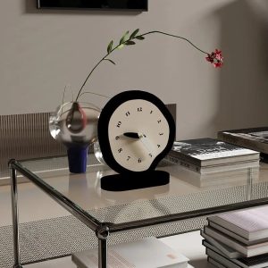 Horloge scandinave à poser pour décoration intérieure