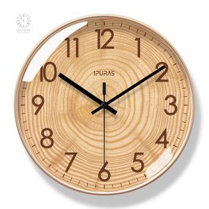 Horloge à quartz compacte pour espace de travail