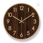 Horloge à quartz pour bureau au style minimaliste