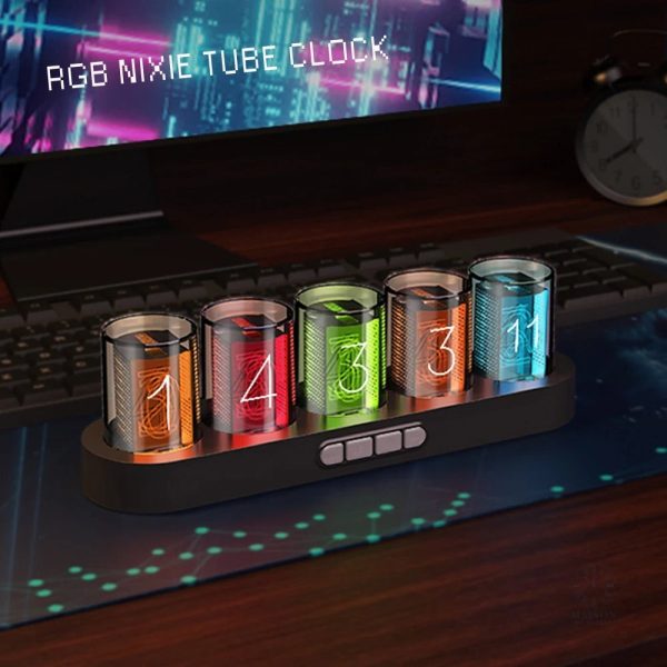 horloge-a-tube-nixie-1 Horloge Nixie à tube vintage au design élégant