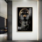 Horloge Africaine design luxe murale