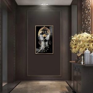 Horloge murale Africaine au style contemporain