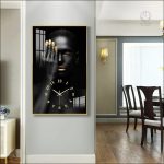 Horloge luxe avec motifs africains raffinés
