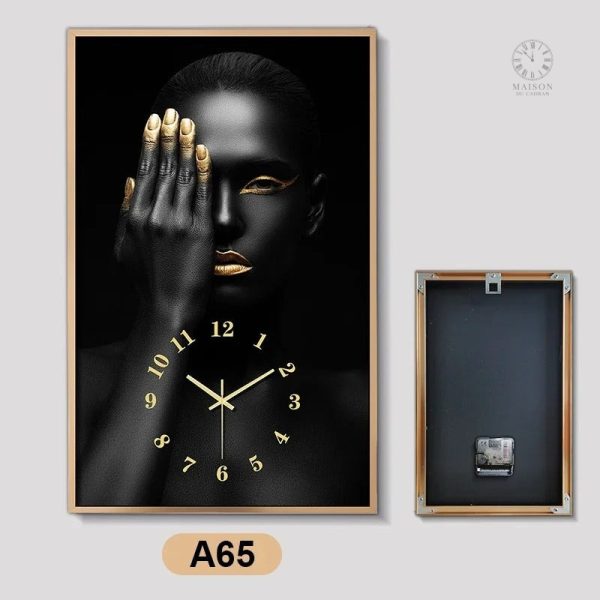 Accessoire décoratif : horloge Africaine moderne
