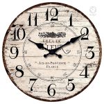 Horloge décorative en bois, ajout parfait pour un intérieur ancien