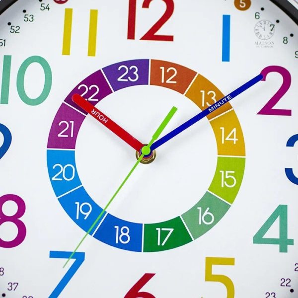 Montre pédagogique pour aider les enfants à lire l'heure