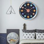Horloge apprentissage enfant, design coloré et éducatif