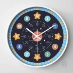 Accessoire pédagogique pour enfants, horloge d'apprentissage