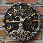 Horloge Arbre de Vie design unique pour une décoration murale originale