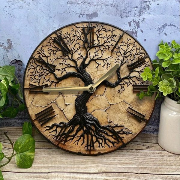 Horloge murale Arbre de Vie, un accessoire décoratif élégant