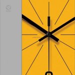 Horloge de bureau inspirée par l'Art Nouveau