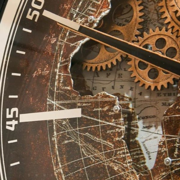 Horloge design avec mouvements d'engrenage fascinants