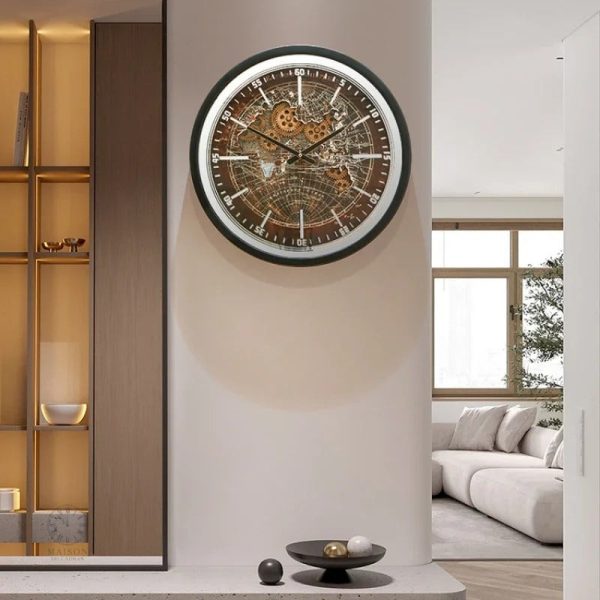 Horloge murale originale, idéale pour les amateurs d'horlogerie