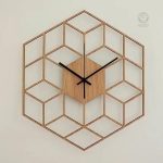Horloge murale en bambou, design naturel et élégant