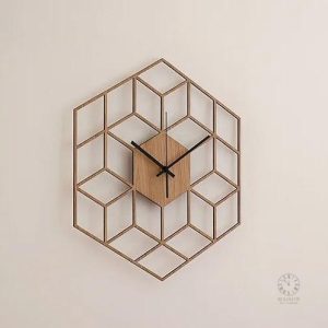 Horloge décorative en bambou, ajout chaleureux à votre intérieur