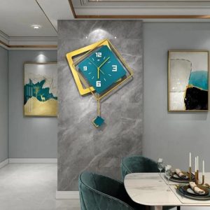 Horloge Bleu Canard élégante et moderne