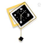 Horloge tendance bleu canard, ajout parfait à votre espace