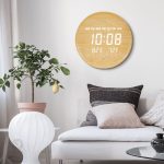 Horloge Bois LED moderne et élégante