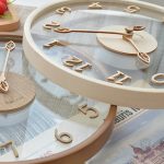 Horloge murale en bois pour un style scandinave