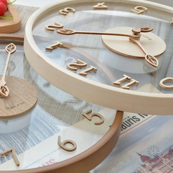 Horloge murale en bois pour un style scandinave