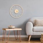 Horloge murale en bois pour une ambiance chaleureuse