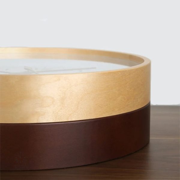 Horloge en bois moderne pour décoration intérieure