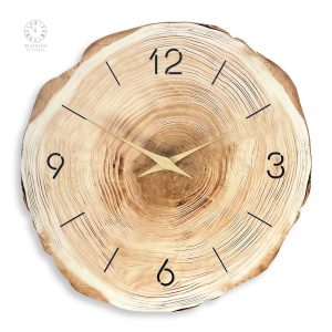 Horloge décorative en bois, style scandinave intemporel