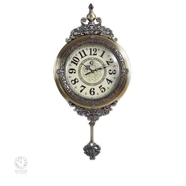 Horloge ancienne en bronze, pièce de collection unique