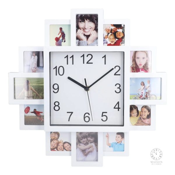 Accessoire décoratif : horloge et cadre photo