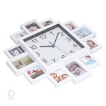 Horloge murale avec option de photo personnalisée