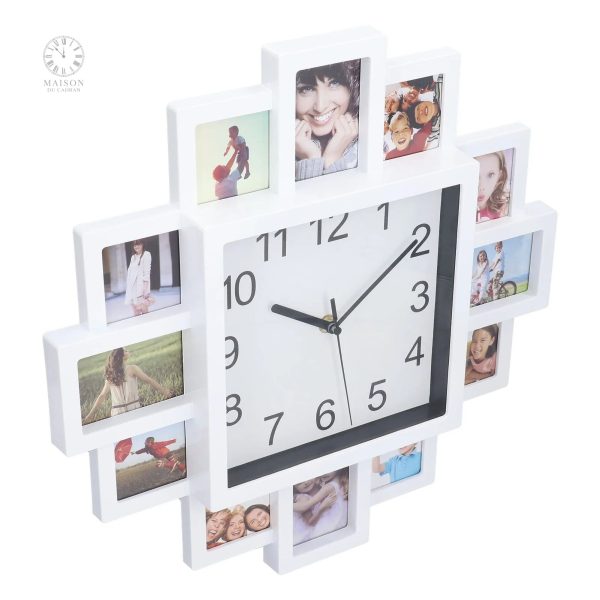 Horloge originale avec cadre photo interchangeable
