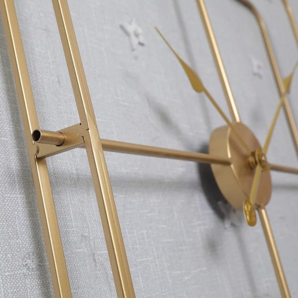 Horloge esthétique avec forme carrée unique