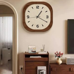 Horloge Carrée Vintage en design classique