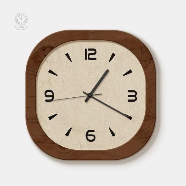Horloge Vintage carrée pour décoration intérieure