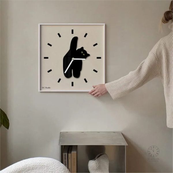 horloge-chat-1 Horloge Chat design original pour les amoureux des félins