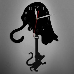 Horloge Kit Cat avec motif de chat