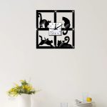 Horloge Chat Mimi design mignon et original pour décoration intérieure