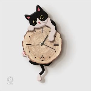 Horloge Chat pour un intérieur chic et tendance