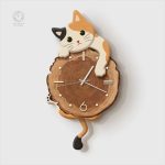 Horloge Chat Noir, accessoire décoratif pour amoureux des chats
