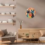 Horloge murale originale avec chats