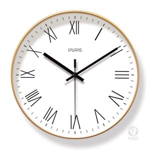 Horloge murale avec design raffiné et esthétique