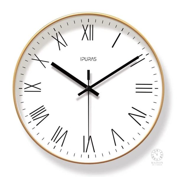 Horloge murale avec design raffiné et esthétique