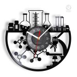 Horloge vinyle Chimie au design original et artistique