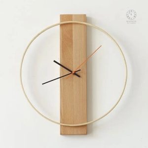 Horloge murale scandinave au style épuré